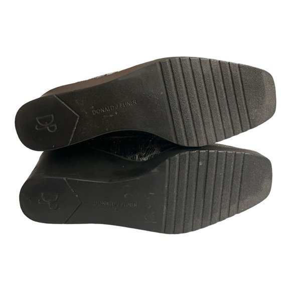 Donald J Pliner Dakota Ankle Boot Leopard Animal Gold Black Glitzy Bootie size 9 - Picture 11 of 13